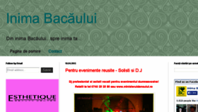 What Inimabacaului.ro website looked like in 2015 (9 years ago)
