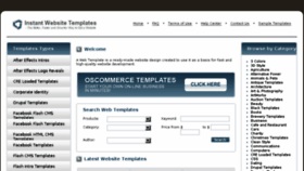 What Instantwebsitetemplates.com website looked like in 2015 (9 years ago)