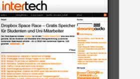 What Intertech.at website looked like in 2015 (9 years ago)
