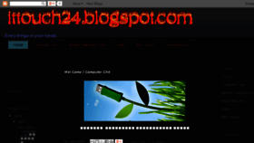 What Ittouch24.blogspot.com website looked like in 2015 (9 years ago)