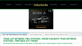 What Indiachacha.com website looked like in 2015 (9 years ago)