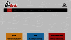 What Ibegeek.in website looked like in 2015 (8 years ago)