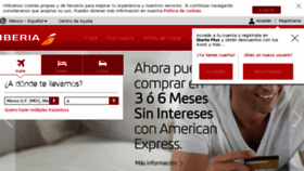 What Iberia.com.mx website looked like in 2015 (9 years ago)