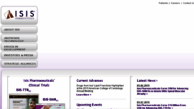 What Isispharm.com website looked like in 2015 (9 years ago)