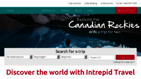 What Intrepidtravel.com.au website looked like in 2015 (8 years ago)