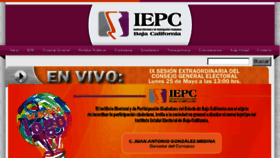 What Iepcbc.org.mx website looked like in 2015 (8 years ago)