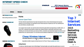 What Internetspeedcheck.co.uk website looked like in 2015 (8 years ago)