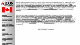 What Iconservice.ca website looked like in 2015 (10 years ago)