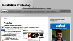 What Install-prestashop.com website looked like in 2015 (9 years ago)