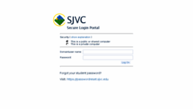 What Infozone.sjvc.edu website looked like in 2015 (8 years ago)