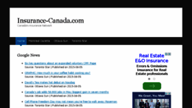 What Insurance-canada.com website looked like in 2015 (8 years ago)