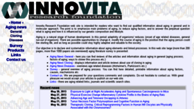 What Innovitaresearch.org website looked like in 2015 (8 years ago)