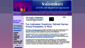What Icebreakerfun.com website looked like in 2015 (8 years ago)