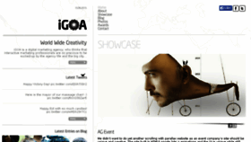 What Igoa.in website looked like in 2015 (8 years ago)
