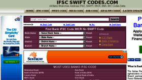 What Ifscswiftcode.com website looked like in 2015 (8 years ago)