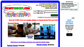 What Iwantchecks.com website looked like in 2015 (10 years ago)