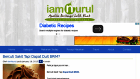 What Iamnurul.com website looked like in 2015 (8 years ago)