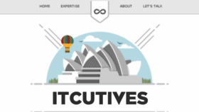 What Itcutives.com website looked like in 2015 (8 years ago)