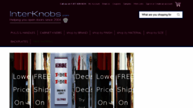 What Interknobs.com website looked like in 2015 (8 years ago)