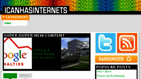 What Icanhasinternets.com website looked like in 2015 (8 years ago)