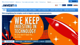 What Investis.com website looked like in 2015 (9 years ago)