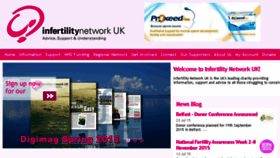 What Infertilitynetworkuk.com website looked like in 2015 (8 years ago)