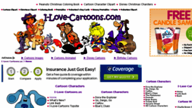 What I-love-cartoons.us website looked like in 2015 (8 years ago)