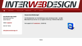 What Interwebdesign.ch website looked like in 2015 (8 years ago)