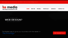 What Issmedia.in website looked like in 2015 (8 years ago)
