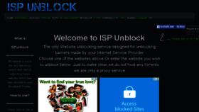 What Ispunblock.com website looked like in 2015 (8 years ago)
