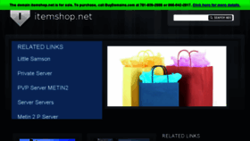 What Itemshop.net website looked like in 2015 (8 years ago)
