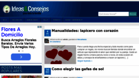 What Ideasyconsejos.com website looked like in 2015 (8 years ago)