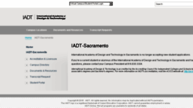 What Iadtsacramento.com website looked like in 2015 (8 years ago)