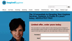 What Inspiredhygiene.com website looked like in 2015 (10 years ago)