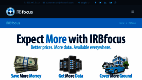 What Irbfocus.com website looked like in 2015 (8 years ago)