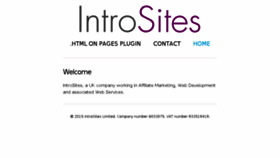 What Introsites.co.uk website looked like in 2015 (8 years ago)