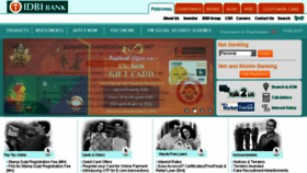 What Idbi.co.in website looked like in 2015 (9 years ago)