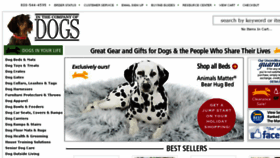 What Inthecompanyofdogs.com website looked like in 2015 (8 years ago)