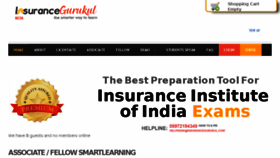 What Insurancegurukul.com website looked like in 2015 (8 years ago)