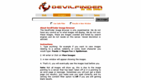 What Images.devilfinder.com website looked like in 2015 (8 years ago)
