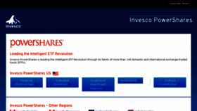 What Invescopowershares.com website looked like in 2015 (8 years ago)
