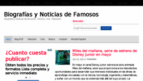 What Idolospop.com website looked like in 2015 (10 years ago)