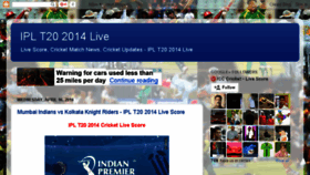 What Iplt20-live.blogspot.in website looked like in 2015 (8 years ago)