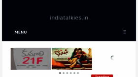 What Indiatalkies.in website looked like in 2015 (8 years ago)