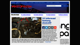 What Indotop10.com website looked like in 2015 (8 years ago)