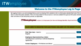 What Itwemployee.com website looked like in 2015 (8 years ago)