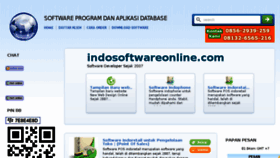 What Indosoftwareonline.com website looked like in 2015 (8 years ago)