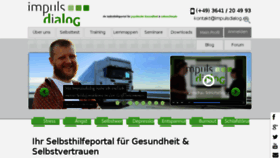 What Impulsdialog.de website looked like in 2015 (8 years ago)