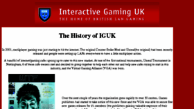 What Iguk.org website looked like in 2015 (8 years ago)