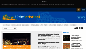 What Iprimicristiani.com website looked like in 2015 (8 years ago)